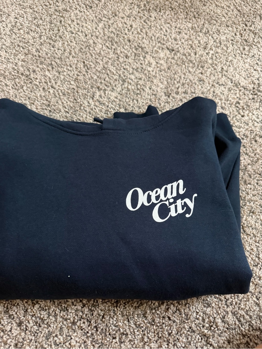 Size Small Ocean City Navy Sweatshirt